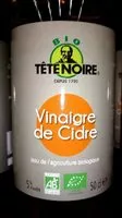 Amount of sugar in Vinaigre de cidre Tête Noire Bio
