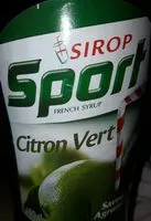 Zuckermenge drin Sirop Citron vert
