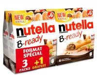 Sucre et nutriments contenus dans Nutella ferrero