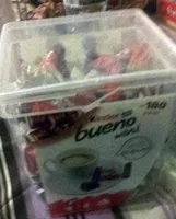 İçindeki şeker miktarı Kinder bueno mini fines gaufrettes enrobees de chocolat au lait fourrees lait et noisettes box plastique de 180 pieces