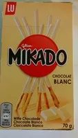 Количество сахара в Mikado chocolat blanc