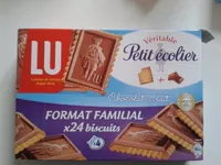 含糖量 Véritable Petit écolier Chocolat au lait (format familial)