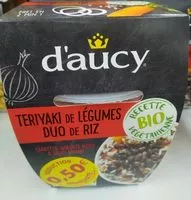 Suhkru kogus sees Teriyaki de légumes duo de riz