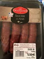Cantidad de azúcar en Saucisse à l'anis