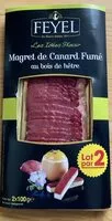 İçindeki şeker miktarı Magret de canard fumé au bois de hêtre
