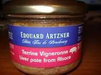 Quantité de sucre dans Terrine vigneronne au Riesling
