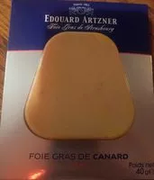 Quantité de sucre dans Foie gras de canard
