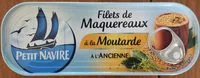 Quantité de sucre dans Filets de Maquereaux à la Moutarde à l'Ancienne
