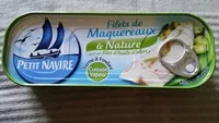 入っている砂糖の量 Filets de Maquereaux (le Nature avec un filet d'huile d'olive)