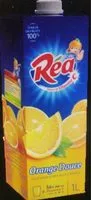 Quantité de sucre dans Jus d'Orange douce