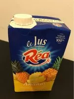 Quantité de sucre dans Jus Ananas