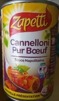 İçindeki şeker miktarı Cannelloni Pur Bœuf