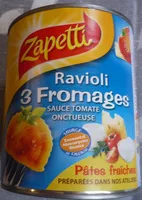 चीनी की मात्रा Ravioli 3 Fromages (Sauce Tomate)