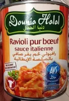 Sucre et nutriments contenus dans Dounia halal