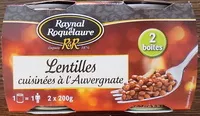 चीनी की मात्रा Lentilles cuisinées à l'Auvergnate