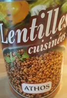 Quantité de sucre dans Lentilles cuisinées