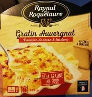 Sokerin määrä sisällä Gratin auvergnat