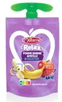 Cantidad de azúcar en Materne relax pomme banane myrtille magnésium