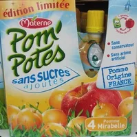 Compotes de pomme mirabelle