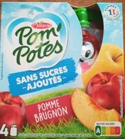 Количество сахара в POM'POTES Compotes Gourdes Pomme Brugnon 4x90g