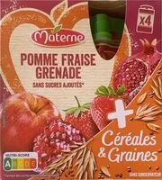 Sucre et nutriments contenus dans Cereales et graines