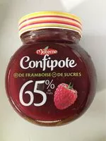 चीनी की मात्रा Confiture Framboise