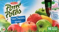 Jumlah gula yang masuk POM'POTES (Sans sucres ajoutés) Pomme  Format Familial