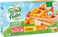 Quantité de sucre dans POM'POTES Compotes Gourdes Multivariétés de nos Régions 12x90g