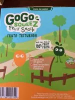 Quantité de sucre dans Gogo Squeez Fruit Snack Fruta Triturada