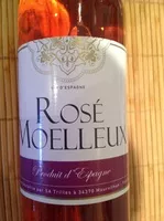 Sucre et nutriments contenus dans Rose moelleux