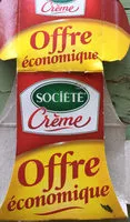 Sucre et nutriments contenus dans Societe creme