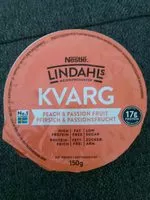 含糖量 Lindahls Kvarg Peach & Passion Fruit