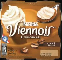 Quantité de sucre dans Le viennois