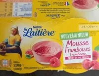 Jumlah gula yang masuk Mousse Framboises