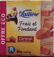 Amount of sugar in Frais et Fondant caramel au beurre salé 4 x 115 g
