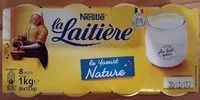 Jumlah gula yang masuk Yaourt au lait entier nature La laitière en pots de verre