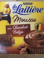 Jumlah gula yang masuk Mousse au chocolat La Laitière