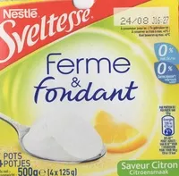 Amount of sugar in Sveltesse Ferme et Fondant Citron