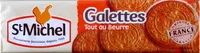 Amount of sugar in Galettes au bon beurre