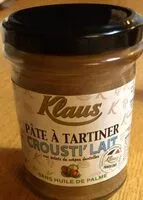 Jumlah gula yang masuk Pâte à tartiner Crousti’lait