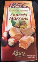 Jumlah gula yang masuk Caramels Tendres Fourrés Marrons