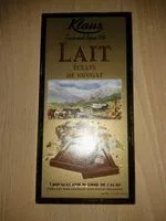 Jumlah gula yang masuk Lait éclats de nougat