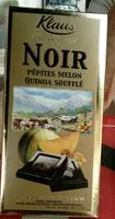 Chocolats noirs au melon