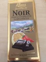 Jumlah gula yang masuk Noir piment espelette pamplemousse