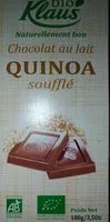 Chocolats au lait au quinoa