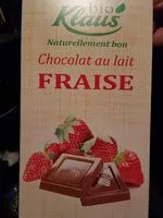 Quantité de sucre dans Chocolat au lait fraise