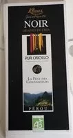 Jumlah gula yang masuk Chocolat noir graine de chia