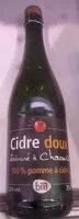 Quantité de sucre dans Cidre doux