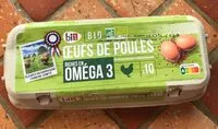Quantité de sucre dans Oeufs de poules BIO