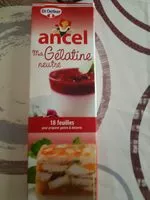 Sucre et nutriments contenus dans Ancel dr oetker